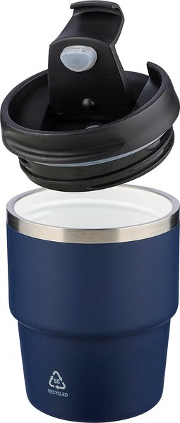 Recycelter Edelstahl-Becher mit doppelter Wand (175 ml) Lüthlanna