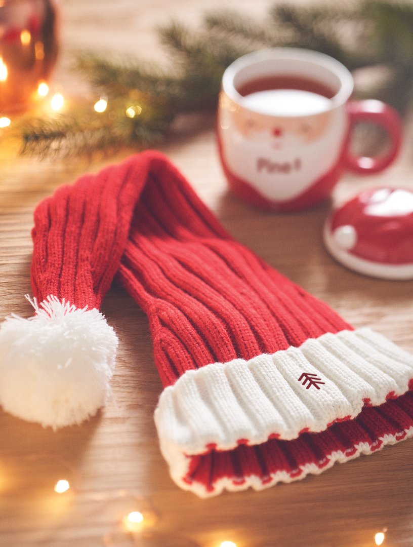 Weihnachtliche Zipfelmütze Badi