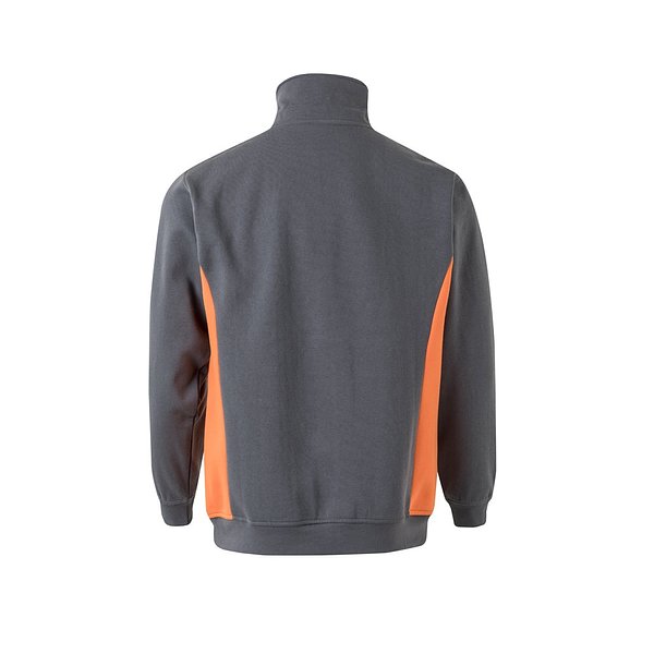Zweifarbiges Frottee-Sweatshirt (260 g/m²), aus Polyester (65 %) und Baumwolle (35 %) Rudorscht