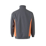 Zweifarbiges Frottee-Sweatshirt (260 g/m²), aus Polyester (65 %) und Baumwolle (35 %) Rudorscht