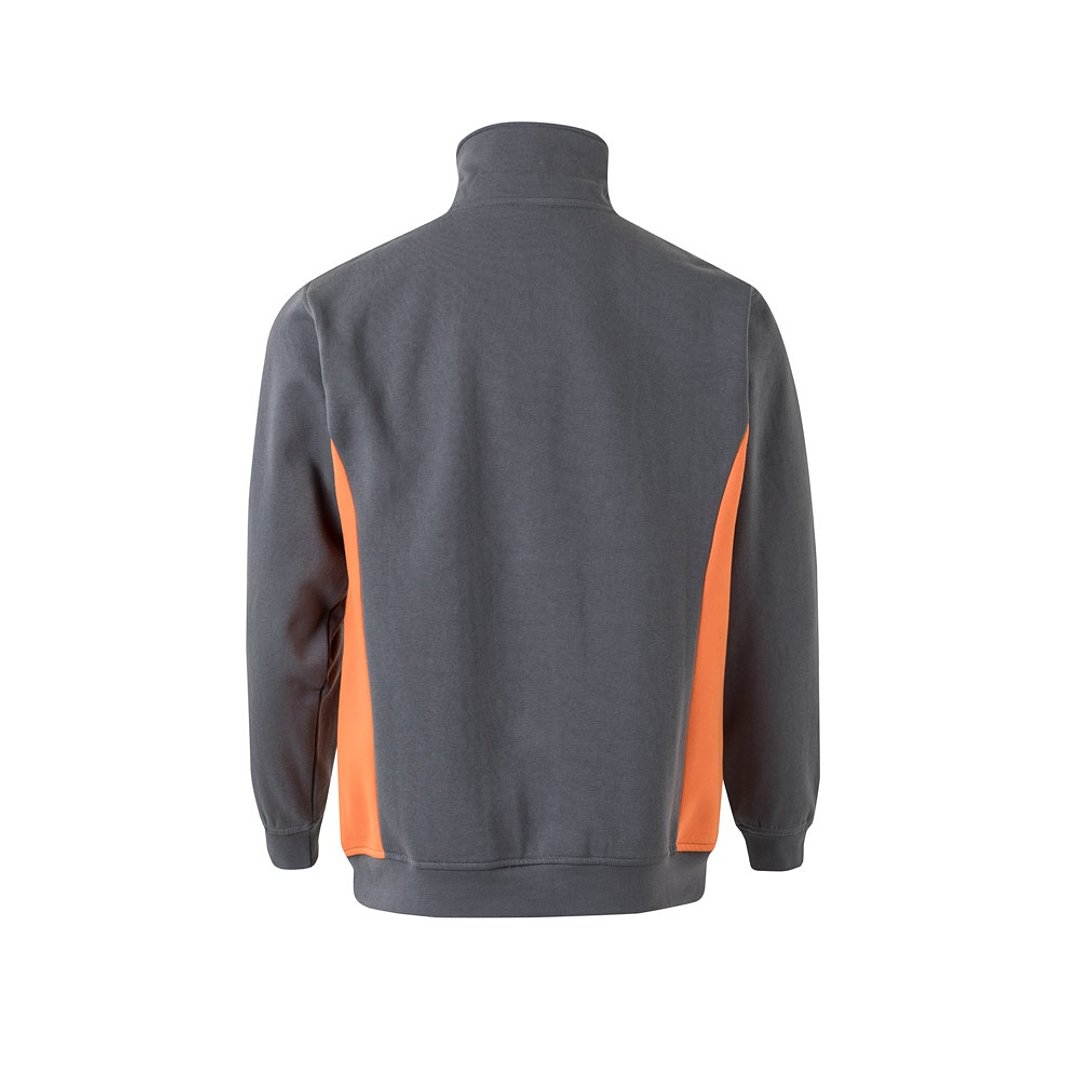 Zweifarbiges Frottee-Sweatshirt (260 g/m²), aus Polyester (65 %) und Baumwolle (35 %) Rudorscht