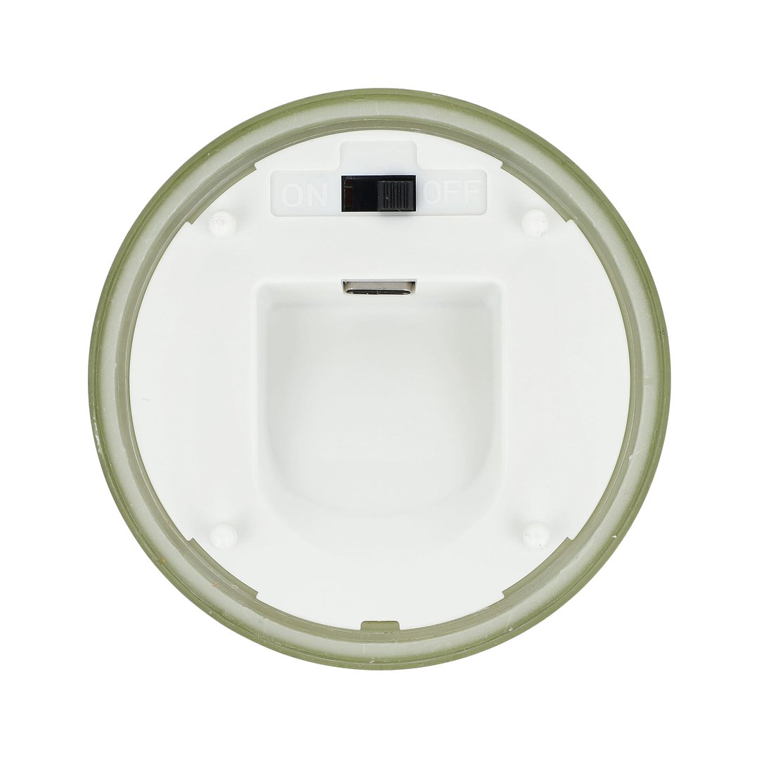 Nyelle Wiederaufladbare LED-Wachskerze im Glas Jovicori