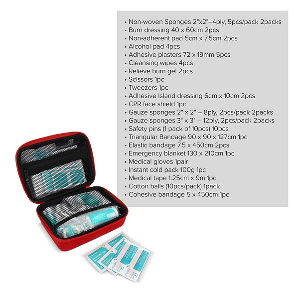 Erste-Hilfe-Set 40-teilig Andes Warleyla