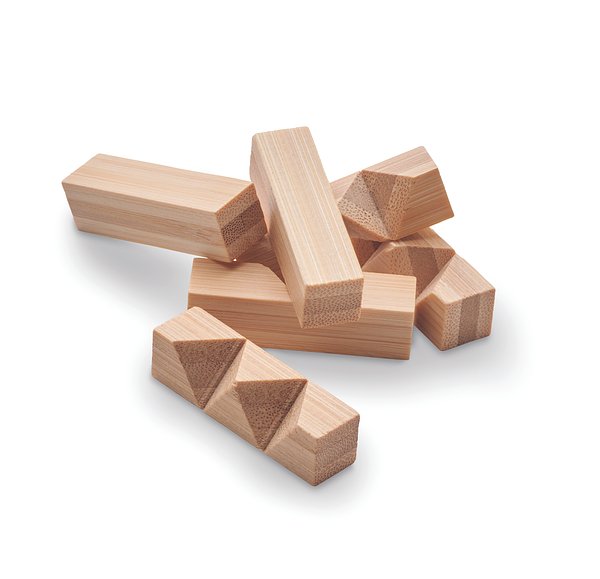 Holzpuzzle/Gehirnjogging Bambus Dumengas