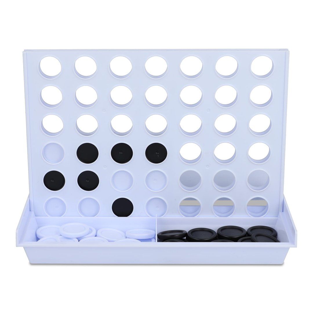 4-Gewinnt Spiel aus recycelten Materialien Trudin