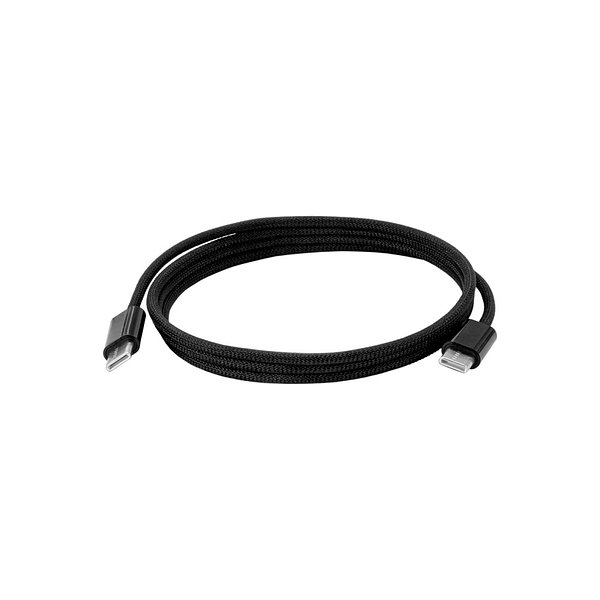 USB-C-zu-USB-C-Kabel mit geflochtenem Kabel (60 W), hergestellt aus ABS, Edelstahl, Aluminium und Polyester Gierdin