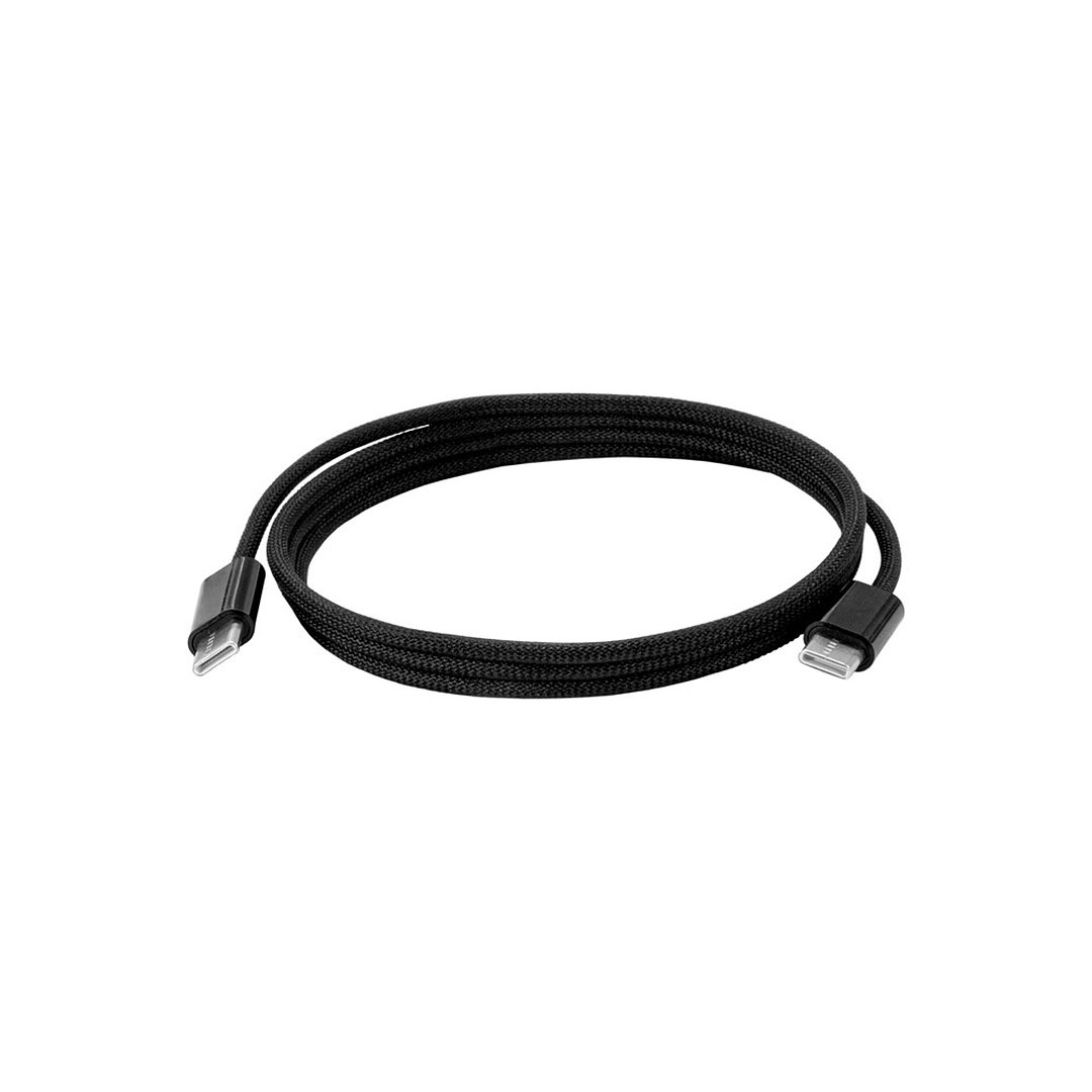 USB-C-zu-USB-C-Kabel mit geflochtenem Kabel (60 W), hergestellt aus ABS, Edelstahl, Aluminium und Polyester Gierdin