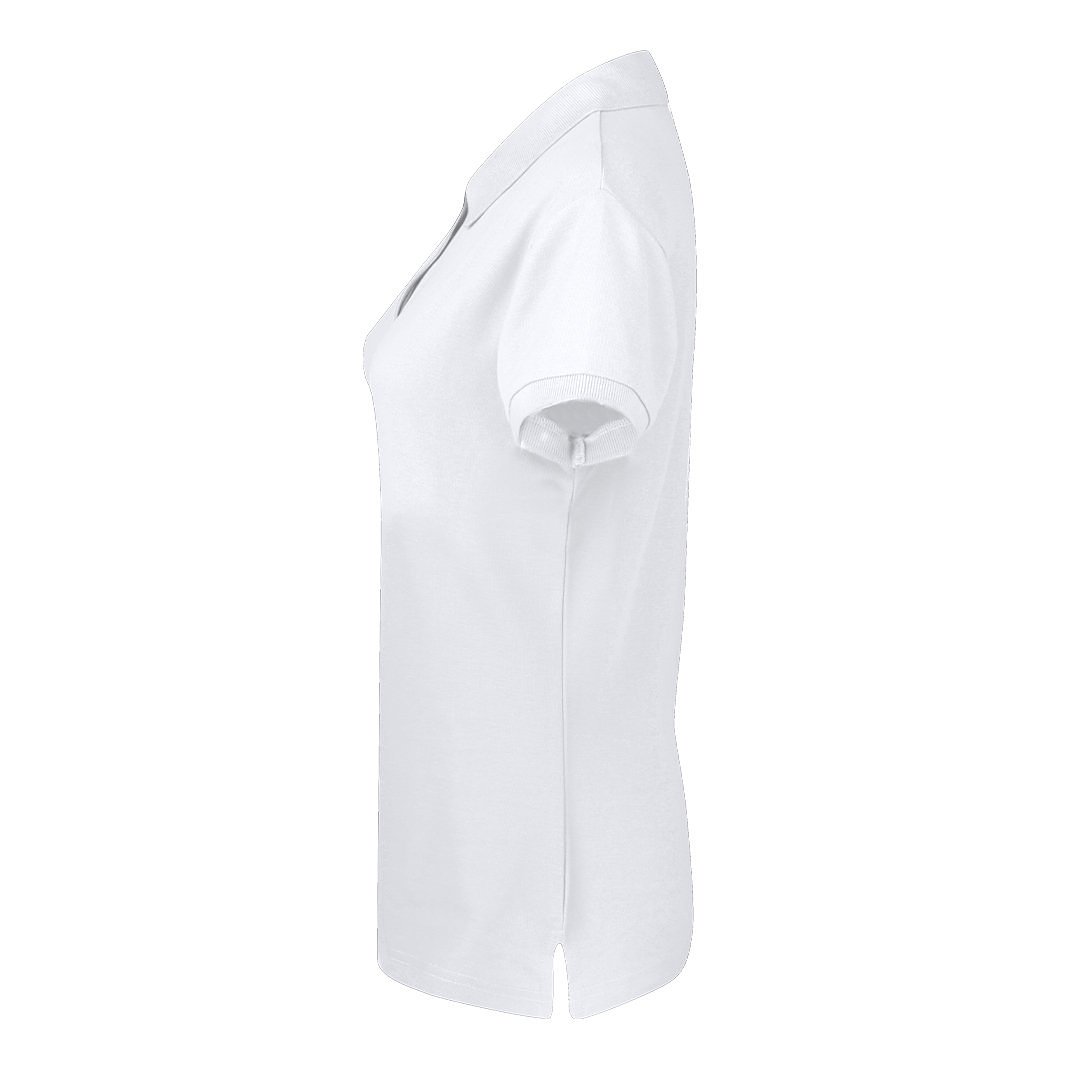 Erwachsene Frauen Weiss Polo-Shirt Idpan