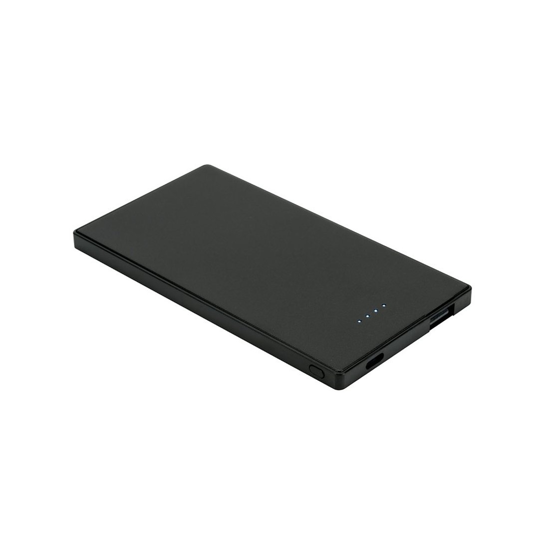 Powerbank Slim mit 5'000 mAh aus Edelstahl Razensepan