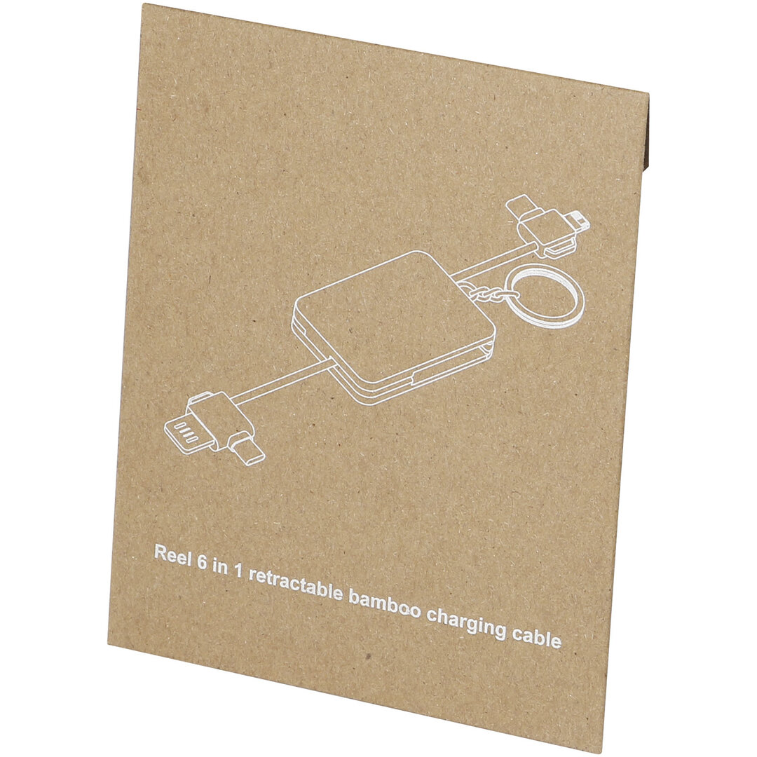6-in-1 Ladekabel mit einziehbarem Schlüsselring - Warenjan