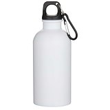 400 ml RSC-zertifizierte einwandige Sublimation Trinkflasche aus recyceltem Edelstahl mit Karabinerhaken - Gianneli