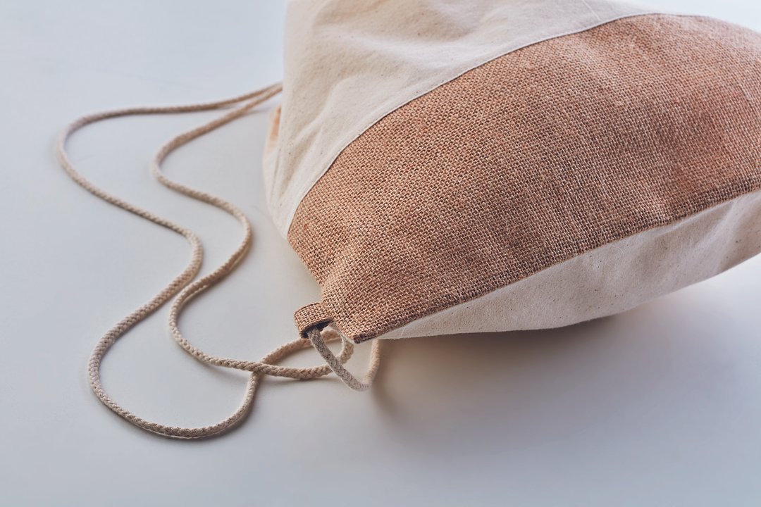 Beutel mit Kordelzug Jute Gianign