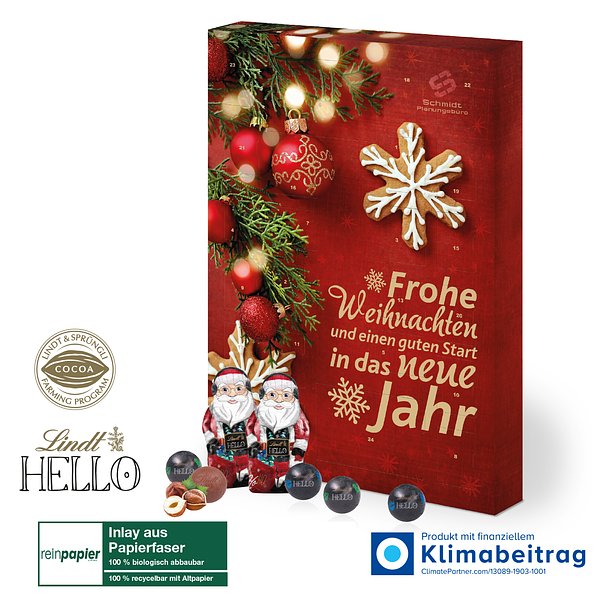 Wand-Adventskalender Lindt „HELLO“ Mini´s