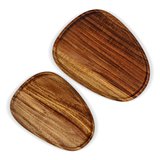 2er-Pack Holztabletts in Bioform Benescia