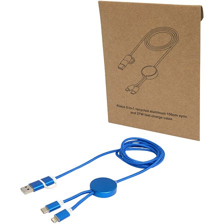 150 cm 5-in-1 Kabel aus recyceltem Kunststoff für Datenübertragung und 27W Schnellladung - Bensehili