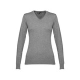 Damen Pullover mit V-Ausschnitt Lurinelle