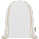 140 g/m² Sportbeutel aus GRS recycelter Baumwolle - Lolferi