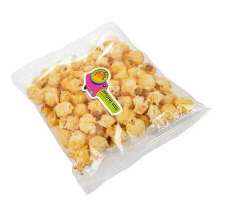 Werbe Popcorn 30g mit Aufkleber