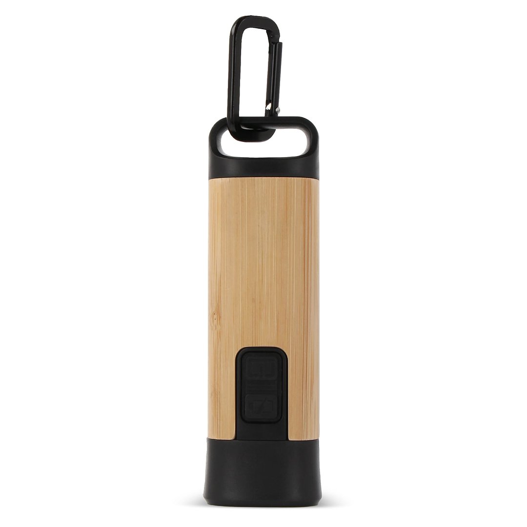 Wiederaufladbare R-ABS & Bamboo Taschenlampe Stiani