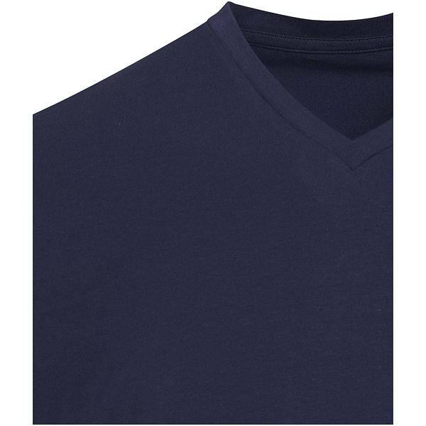 Kurzärmeliges T-Shirt V-Ausschnitt aus 200 g/m² Bio Baumwolle (OCS), unisex - Benina