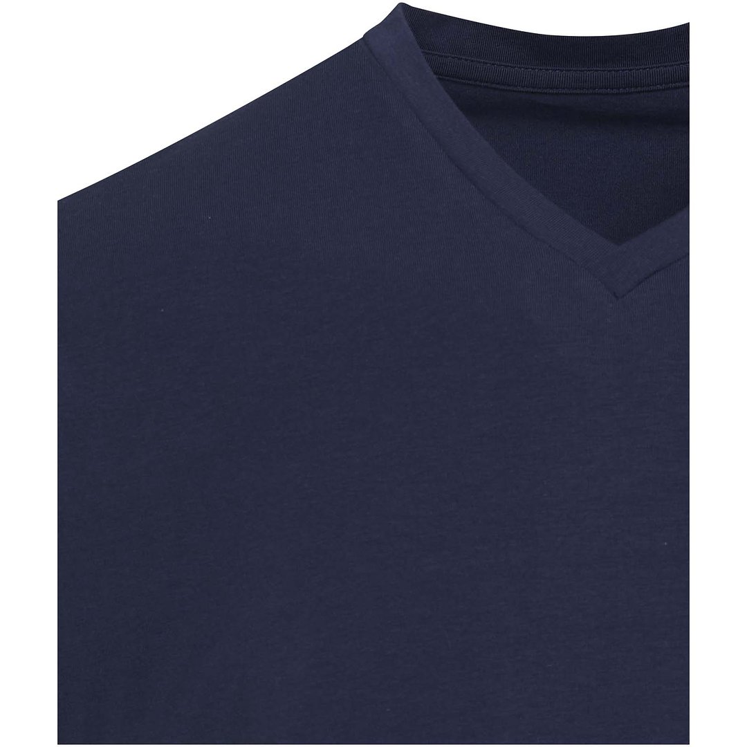 Kurzärmeliges T-Shirt V-Ausschnitt aus 200 g/m² Bio Baumwolle (OCS), unisex - Benina