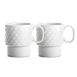 Coffee & More Kaffeebecher 2 Stück 250ml Durschat