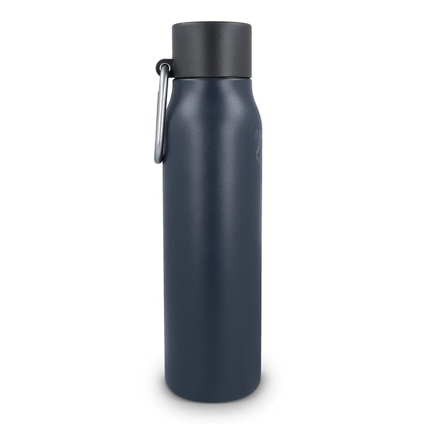 Karabiner mattierte Isolierflasche 600 ml Paunas