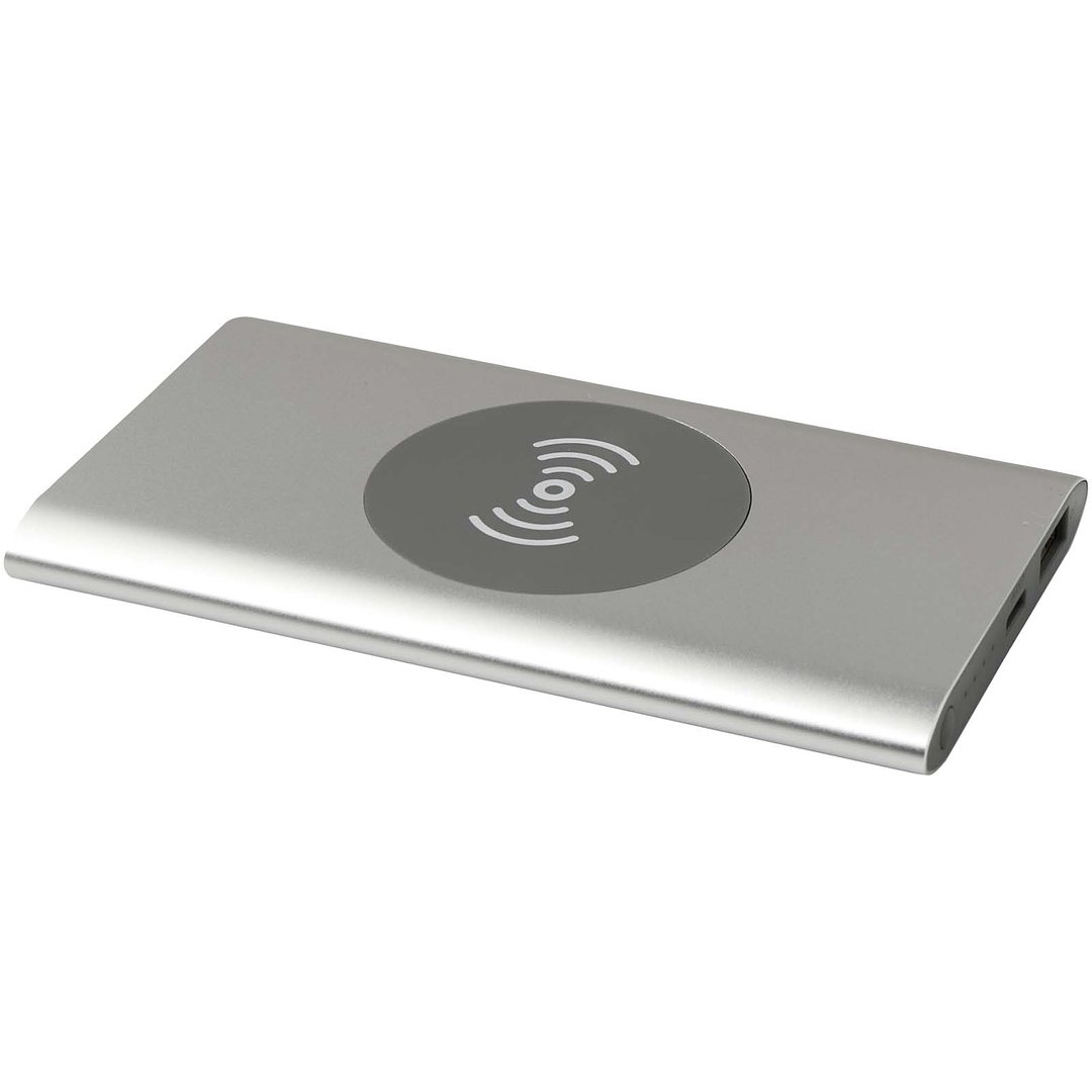 4000 mAh Typ-C kabellose Powerbank aus recyceltem Aluminium - Rudylan