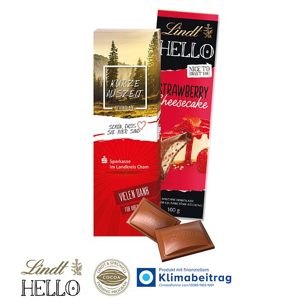 Schokolade von Lindt „HELLO“