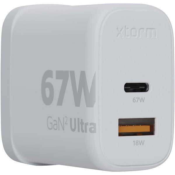 XEC067G GaN² Ultra 67 W Wandladegerät mit UK-Stecker - Oleeng