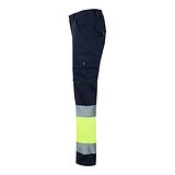 Zweifarbige Stretch-Hose mit mehreren Taschen (240 g/m²), aus Baumwolle (46 %), EME (38 %) und Polyester (16 %) Trineli