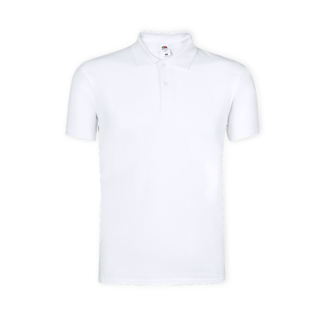Erwachsene Weiß Polo-Shirt Idnal