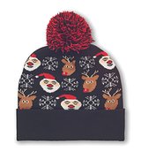 Weihnachtliche Strickmütze Tria