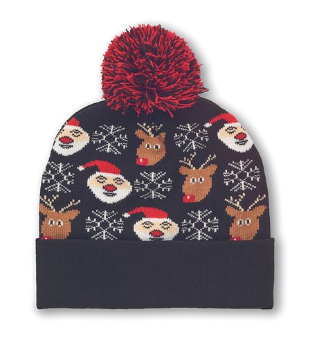 Weihnachtliche Strickmütze Tria