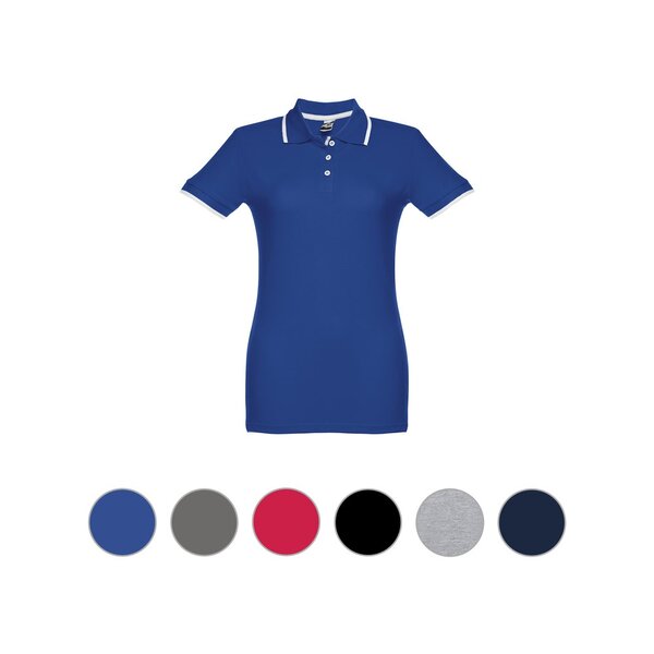 "Slim fit" Damen Poloshirt Uedia