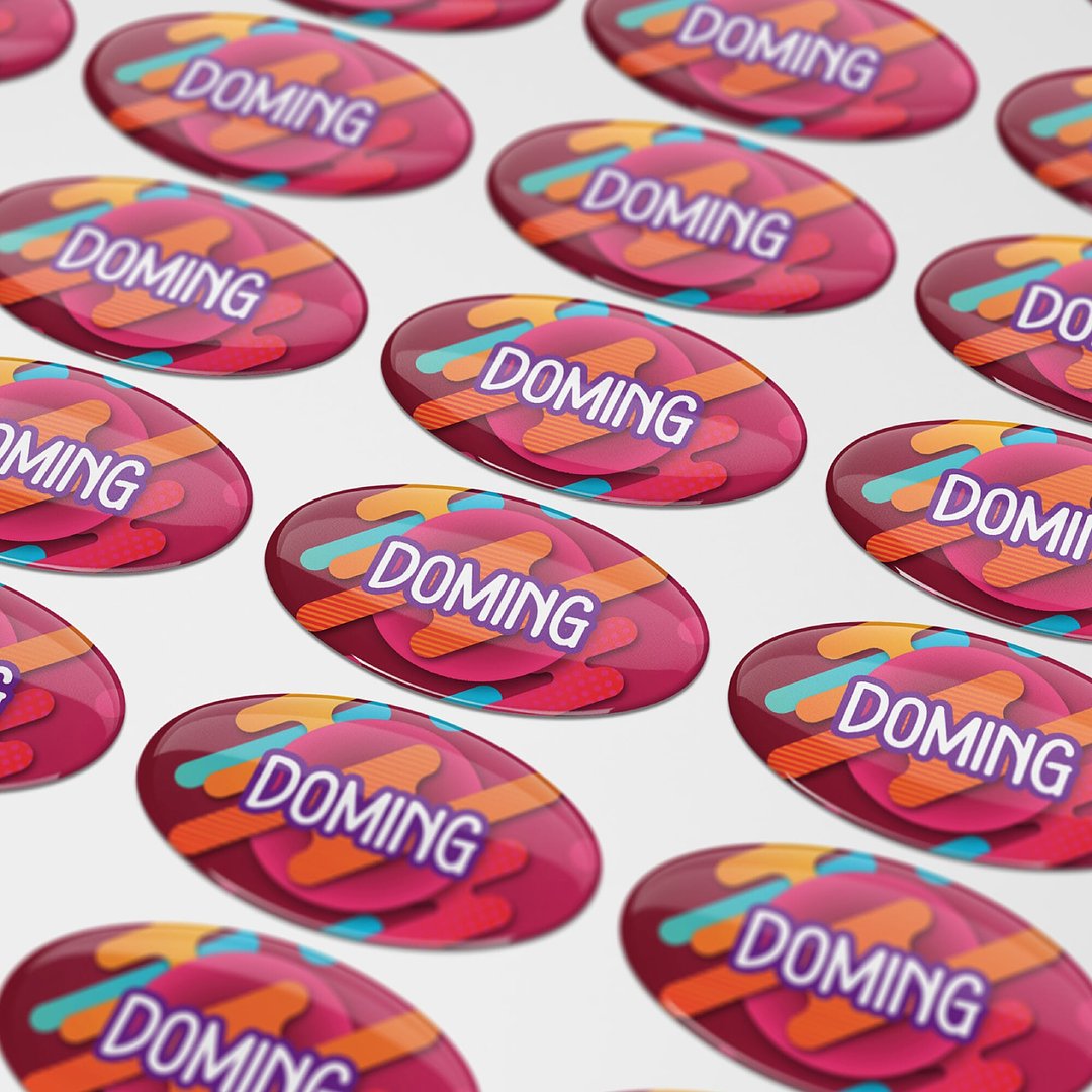 Doming Oval 40x20 mm Fadalbi