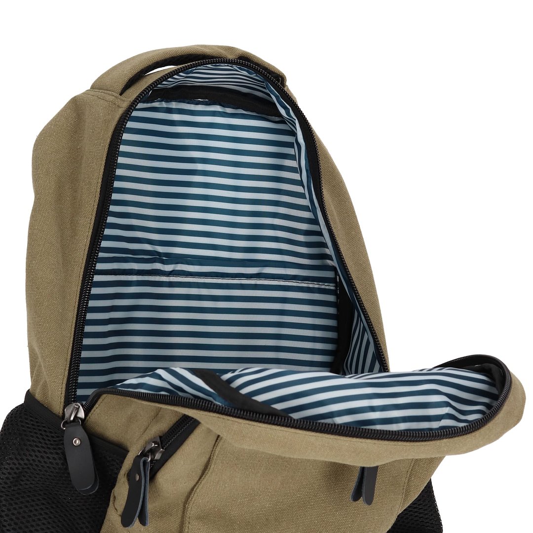 Rucksack Harper GRS aus recyceltem Baumwoll-Canvas Utzie