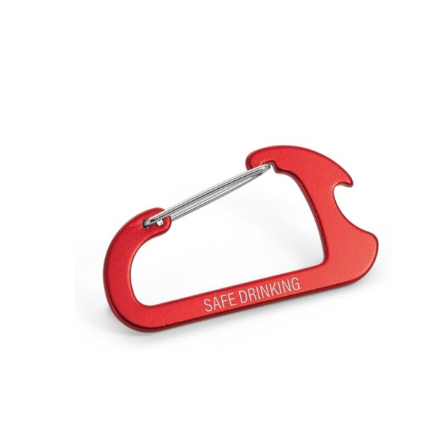 Karabinerhaken mit Flaschenöffner Steily