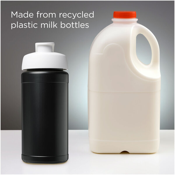 500 ml recycelte Sportflasche mit Klappdeckel - Veivep
