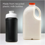 500 ml recycelte Sportflasche mit Klappdeckel - Veivep