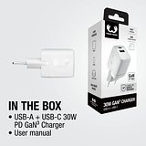 30W Schnellladegerät GaN USB-C &amp; USB-A Chlans