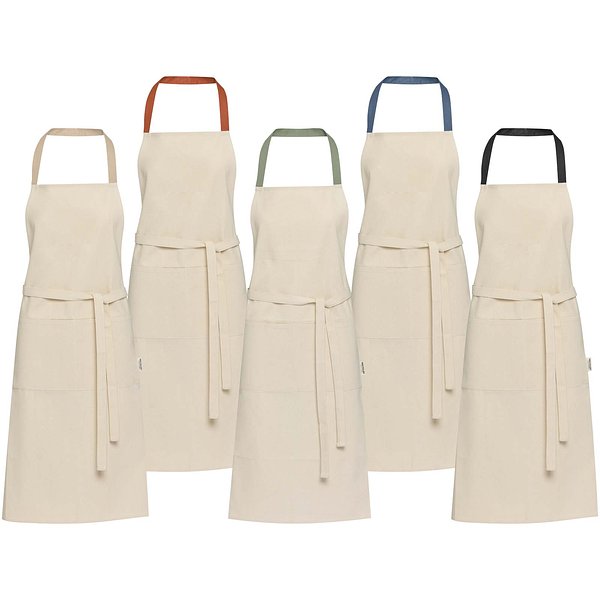 200 g/m² Schürze aus recycelter Baumwolle - Ania