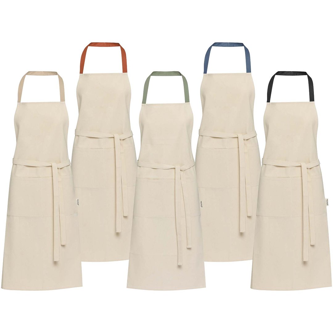 200 g/m² Schürze aus recycelter Baumwolle - Ania