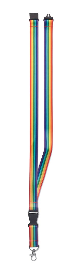 Regenbogen Lanyard RPET Giamina