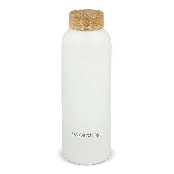 Edelstahlflasche mit Bambusdeckel 600 ml Oriköbi