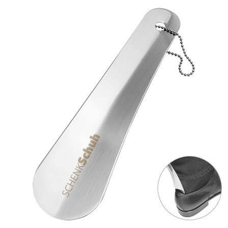 Schuhlöffel Edelstahl kurz