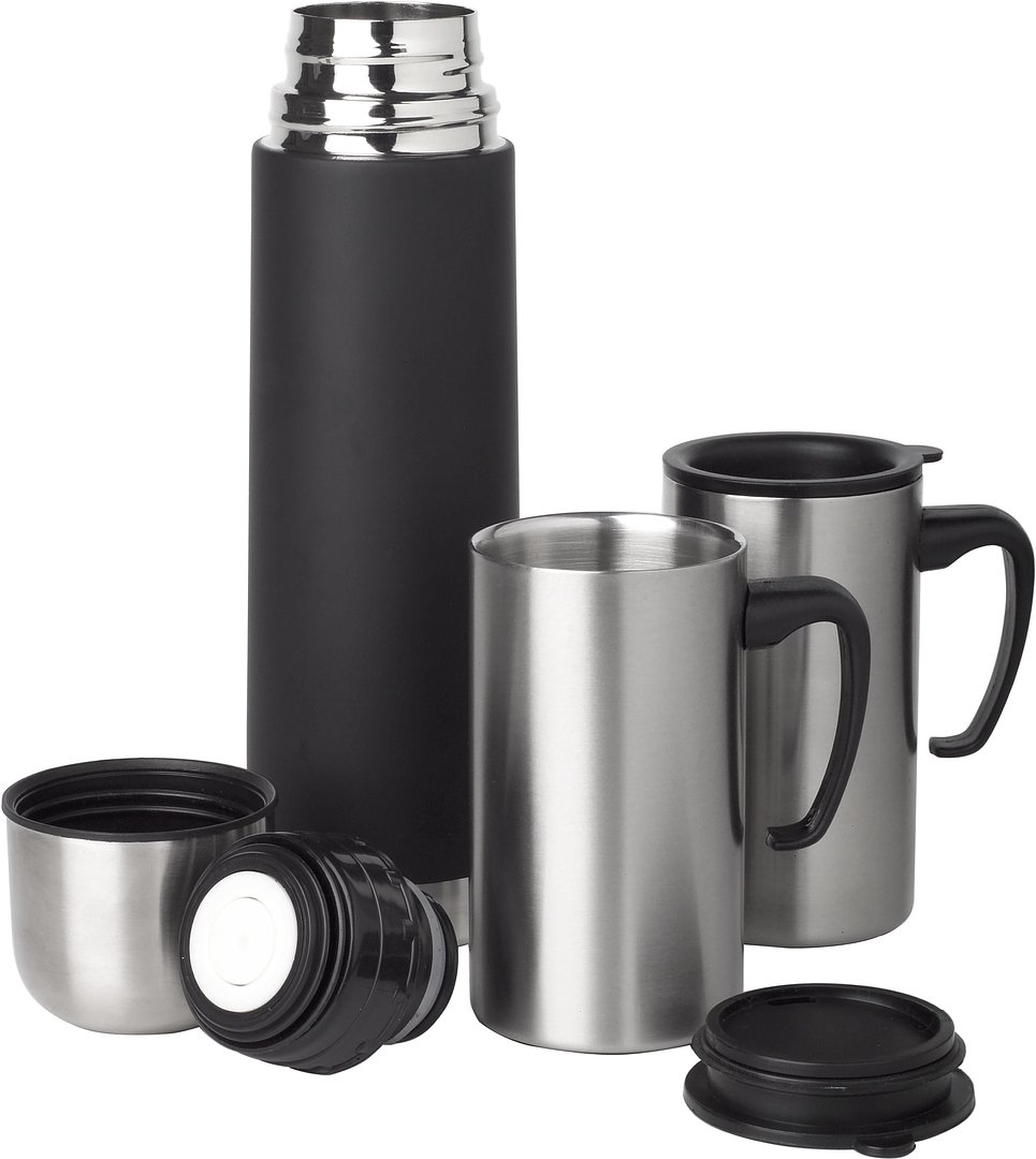 Isolierkannen-Set aus Edelstahl Uedivri