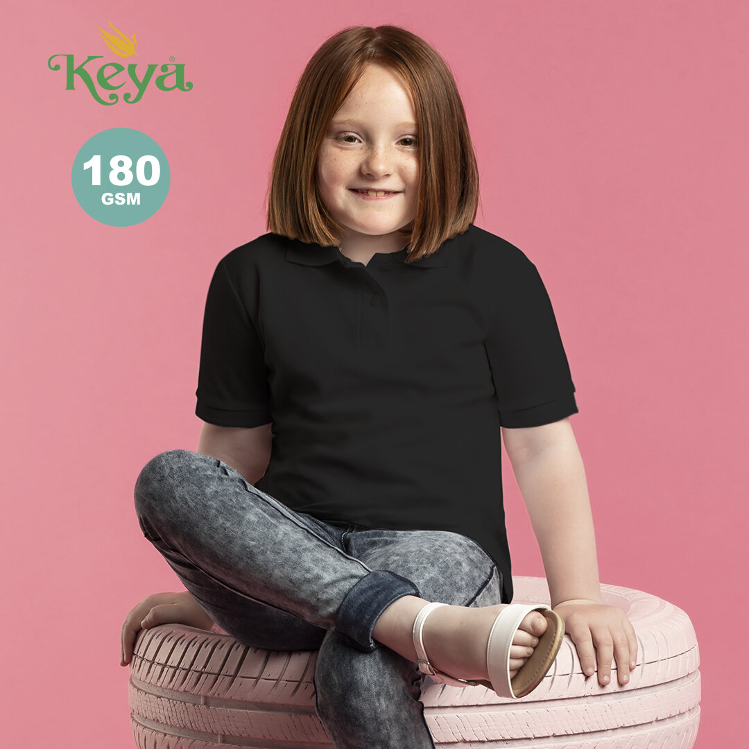 Kinder Farbe Polo-Shirt "keya"