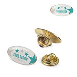 Metall Pin oval 20x12mm Orlin