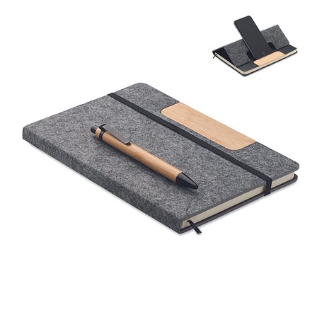 DIN A5 RPET Notizbuch-Set Rudycian